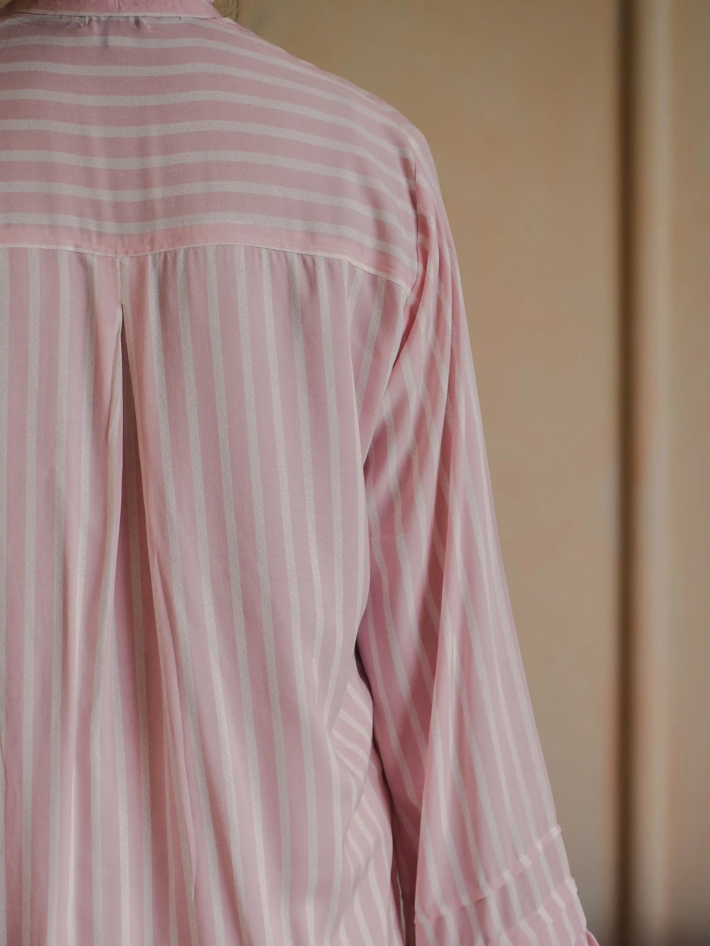 Powder Pink Striped Co-ord Set
